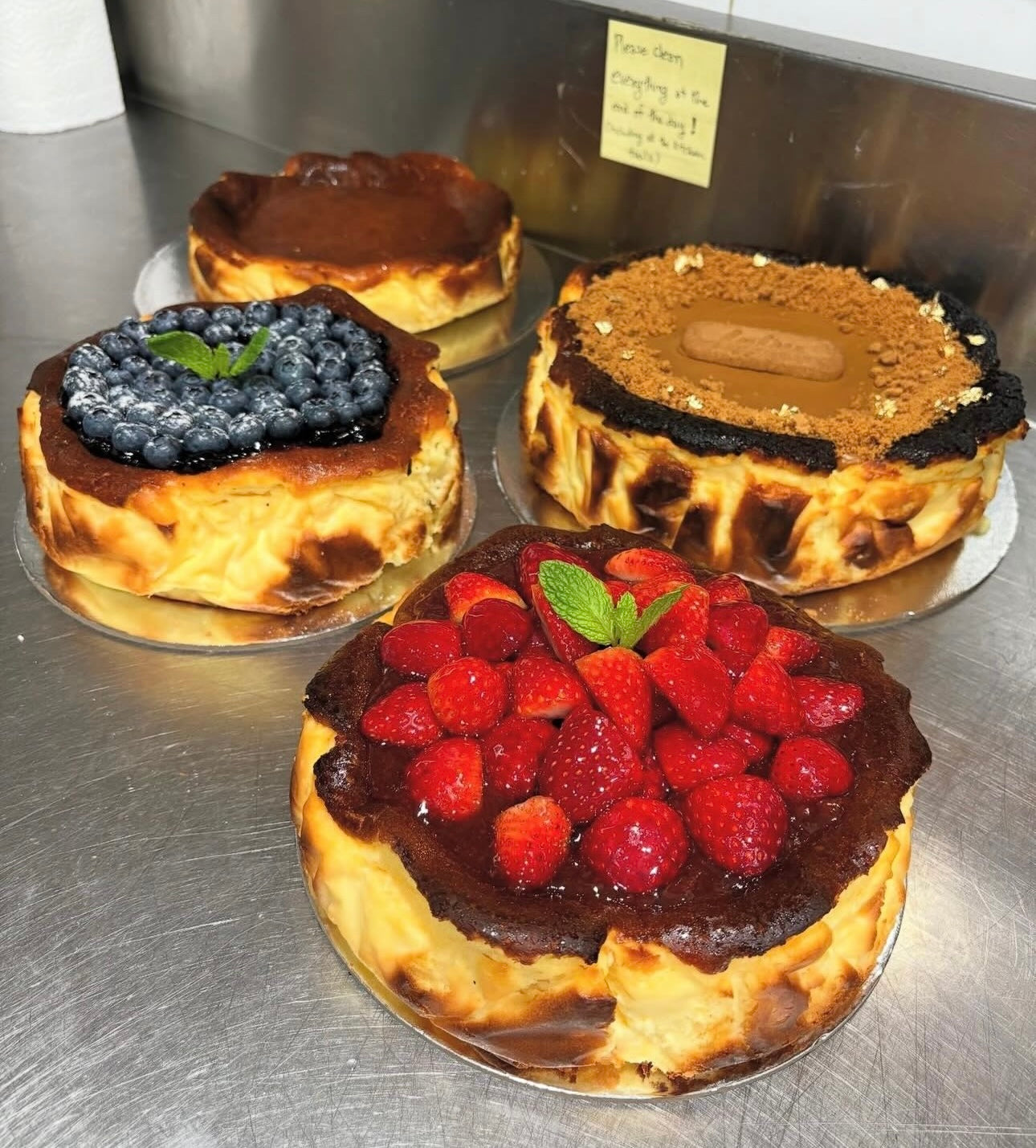 Biscoff Burnt Basque Cheesecake (GF)