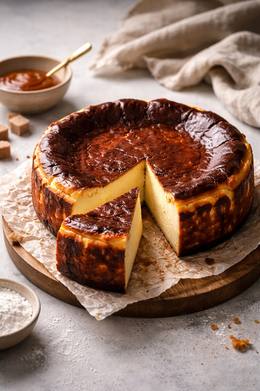 Classic Burnt Basque Cheesecake (GF)