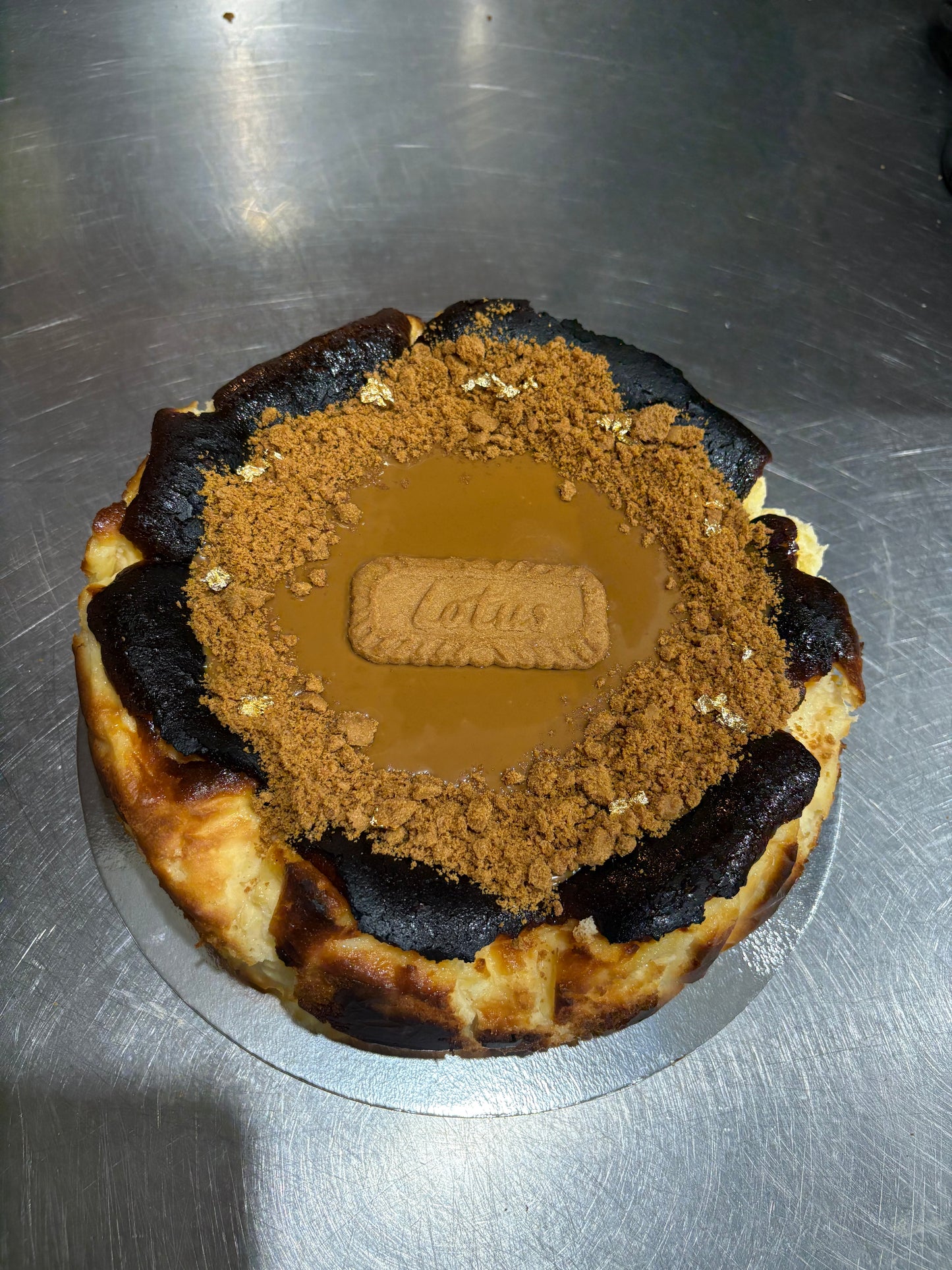 Biscoff Burnt Basque Cheesecake (GF)