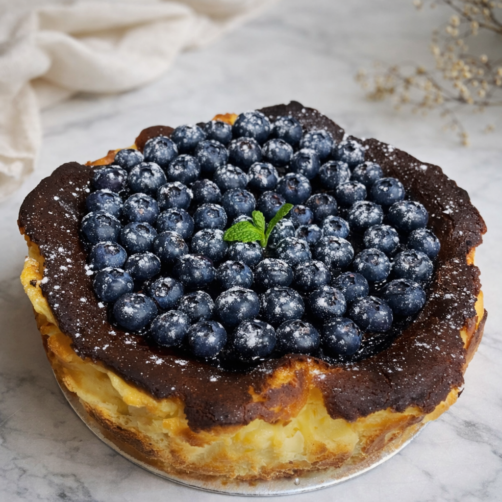 Blueberry Burnt Basque Cheesecake (GF)
